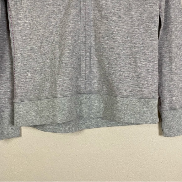 LULULEMON gray In A Cinch reversible sweatshirt 4 - Picture 3 of 12